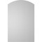 Ekena Millwork Arch Top Surface Mount PVC Gable Vent: Functional, w/ 2"W x 1-1/2"P Brickmould Frame, 14"W x 22"H GVPAR14X2202SF - alternate 2
